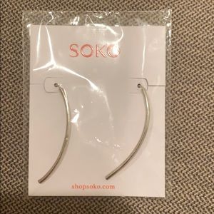 Ethical B Corp silver earrings